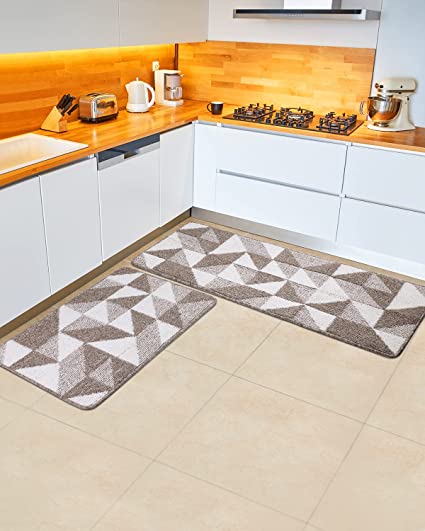 Kitchen Rugs and Mats Non Skid Washable, Absorbent Rug for Kitchen, La –  Modern Rugs and Decor