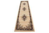 Traditional ivory Soft Area Rug