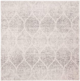 Geometric Trellis Distressed Cream/Yellow  Soft Area Rug