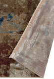 Arman Abstract Multi Blue Brown Soft Area Rug
