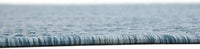 Casual Transitional Indoor Outdoor Flatweave Aquamarine Area Rug