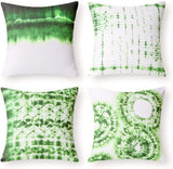 Set of 4 Porcelain Watercolor Printed Decorative Throw Pillow Case Cushion Cover
