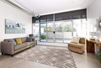 Diana Collection Geometric Soft Area Rug