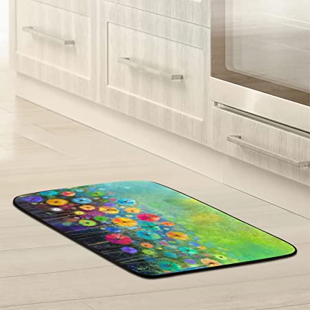  Kitchen Mat, Home is Where Your Honey is Bee with Beehive on  Wood Kitchen Rug, Kitchen Mats for Floor, Anti-Fatigue Mat, Kitchen Mats  and Rugs, Standing Mat for Kitchen, Floor, Office
