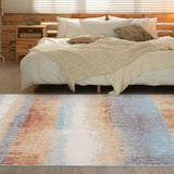 Aquabury Rustic Distressed Multi Indoor/Outdoor Area Rug