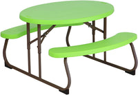 Kids Picnic Foldable Table UV-Protected Stain Resistant