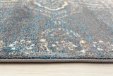 Nuvola Oriental Grey Blue Soft Area Rug