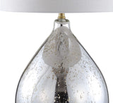 Sasha 30.75" Glass/Metal LED Lamp Mercury