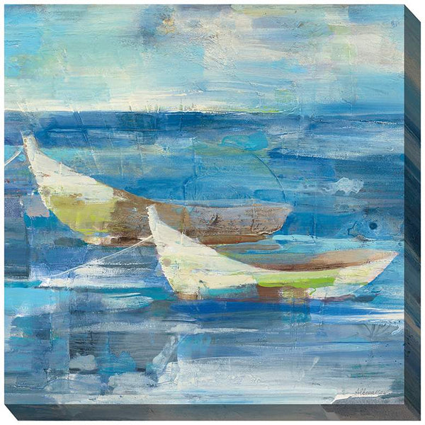 Twin Mooring 24" Square All-Weather Outdoor Canvas Wall Art