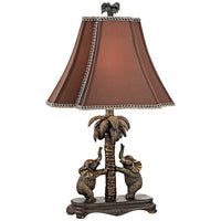 Adamslane Elephant Bronze Table Lamp