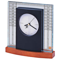 Bulova Glasner House Frank Lloyd Wright 6 1/4" Wide Clock