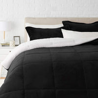 Ultra-Soft Micromink Sherpa Comforter Bed Set