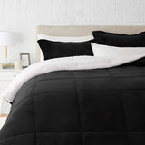 Ultra-Soft Micromink Sherpa Comforter Bed Set