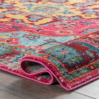 Corbett Vintage Boho Multi-Color Soft Area Rugs - Multiple Sizes Available