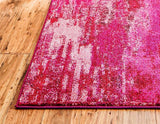 Bright Abstract Pink Magenta Soft Area Rug