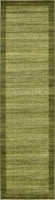 Contemporary Bordered Soft Light Green Area Rug