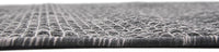 Casual Transitional Indoor  Outdoor Flatweave Black Area Rug