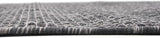 Casual Transitional Indoor  Outdoor Flatweave Black Area Rug