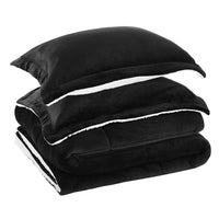 Ultra-Soft Micromink Sherpa Comforter Bed Set
