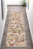 Well Woven Darla Floral Beige Indoor/Outdoor Area Rug
