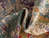 Outdoor Modern Collection Rustic Colorful Abstract Transitional Flatweave Multi Area Rug