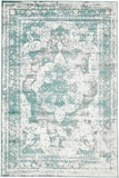 Vintage Distressed Turquoise Blue Area Rugs