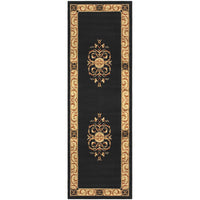 Floral Medallion Midnight Blue Area Rug