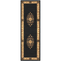 Floral Medallion Midnight Blue Area Rug