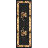 Floral Medallion Midnight Blue Area Rug