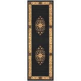 Floral Medallion Midnight Blue Area Rug