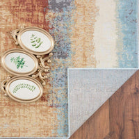 Aquabury Rustic Distressed Multi Indoor/Outdoor Area Rug