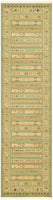 Tribal Pattern Light Green Soft Area Rug