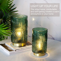 Cordless Floral Battery Operated Table Lamp