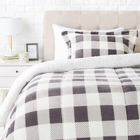 Ultra-Soft Micromink Sherpa Comforter Bed Set