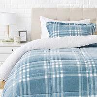 Ultra-Soft Micromink Sherpa Comforter Bed Set