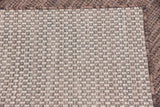Casual Transitional Indoor Outdoor Flatweave Light Brown Area Rug