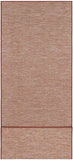 Sundance Collection Reversible Indoor & Outdoor Solid Design Runner Rug, Red/Orange