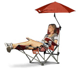 Shade Camp Recliner Chair with Umbrella