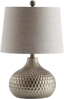 Bates 22" Honeycomb LED Lamp Antique Brown