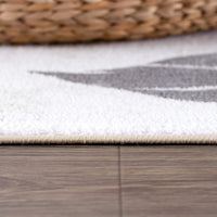 Floral Area Rug - Non Slip Large Flower Carpet for Indoor Soft Area Rugs