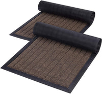 2 Pack Indoor Mat Door Heavy Duty Non Slip Rubber Backing Doormat