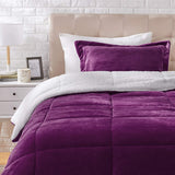 Ultra-Soft Micromink Sherpa Comforter Bed Set