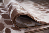 Floral Brown Area Rugs