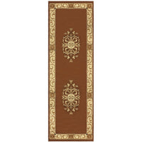 Floral Medallion Toffee Area Rug