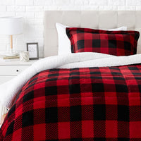 Ultra-Soft Micromink Sherpa Comforter Bed Set