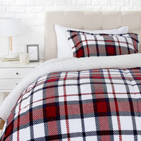 Ultra-Soft Micromink Sherpa Comforter Bed Set