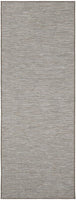 Sundance Collection Reversible Indoor & Outdoor Solid Design Runner Rug, Beige