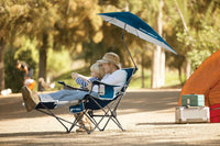 Shade Camp Recliner Chair with Umbrella