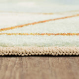 Cognition Water Soft Area Rug, Blue