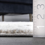 nuloom Ansley Soft Lattice Textured Tassel Area Rug Beige